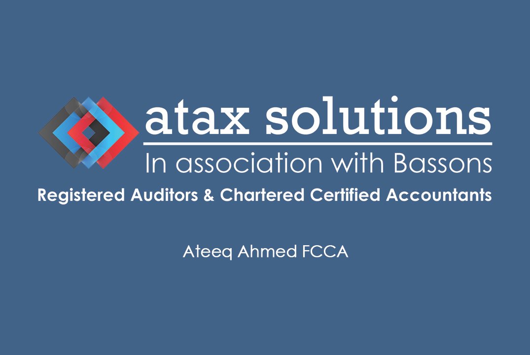 Atax Solutions business card back designed by 9WEB