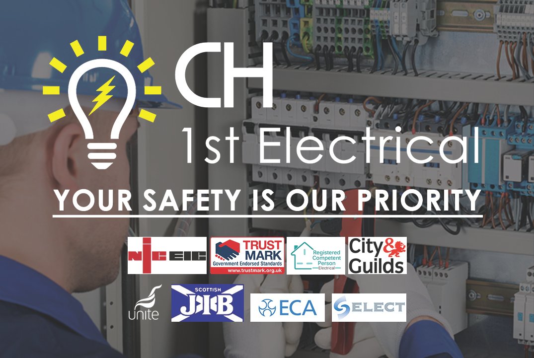 Ch 1st Electrical business card back designed by 9WEB